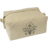 'LYS Flower Vintage Design' Canvas Wash Bag/Makeup Case (CS00043068)