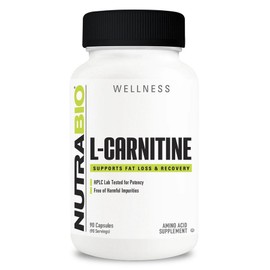 Nutrabio L-Carnitine Capsules, 1 ea, 90 tablets / 뉴트라바이오 L-카르니틴 캡슐, 1개, 90정
