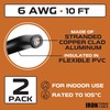 Iron Forge Cable 6 Gauge Wire - 2 Pack 10ft