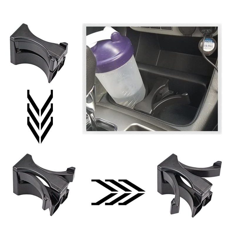 RLB-HILON Cup Holder Insert Compatible with Toyota Tacoma 2005-2014 Year