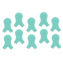 Baluue 10pcs Shaped Eyelash Brush for Lash Perming and Makeup Eyelash Extension Tool Convenient Lash Separator for Beautiful Curled