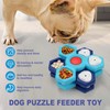 BunnyCare Dog Puzzle Toys 4 Levels, Dog Interactive Turntable Toy