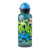 Emsa children's drinking bottle, 600 ml, safety cap, Teens Graffiti,