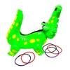 Dondor Enterprises Inflatable Alligator Ring Toss Game, 22" Inches