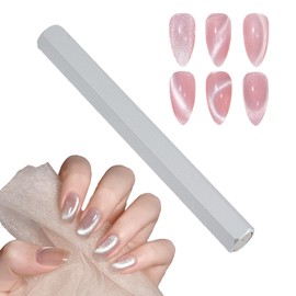 NICENEEDED Cat Eye Tools for Nails, Double-Head Nail Wands, Hexagonal Large Nail Art Stick Tools for Manicurist Manicure Salon Home DIY Nail Design