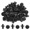 sourcingmap 8mm Hole Car Bumper Fender Push Type Rivet Retainer