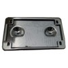 Laydown Layback Chrome Bracket Includes a Chrome License Plate Frame