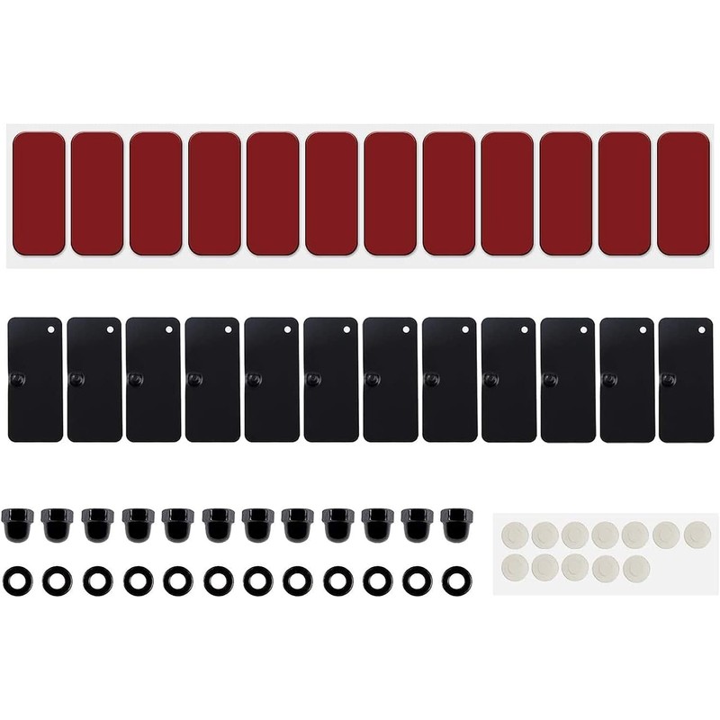 Annbey Rear Window Louvers Hardware Kits Installation Accessories Fit For