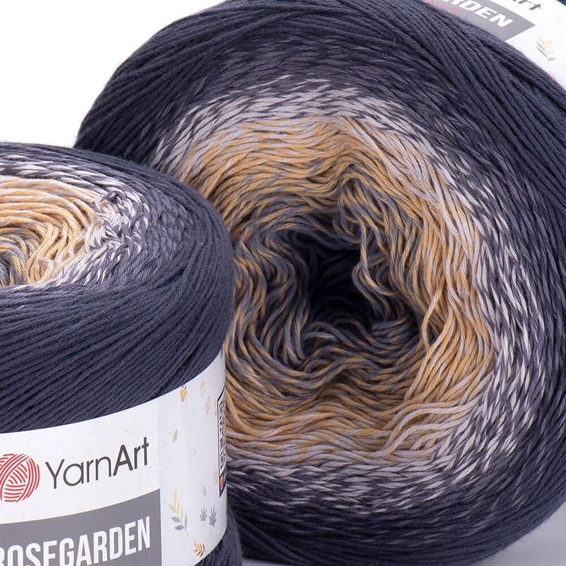 Yarn Art Flowers Rosegarden 100% Cotton 250gr 8.80 oz 1094yds