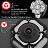 "Cabezal de afeitadora eléctrica de 9 cuchillas para hombre, cabezales