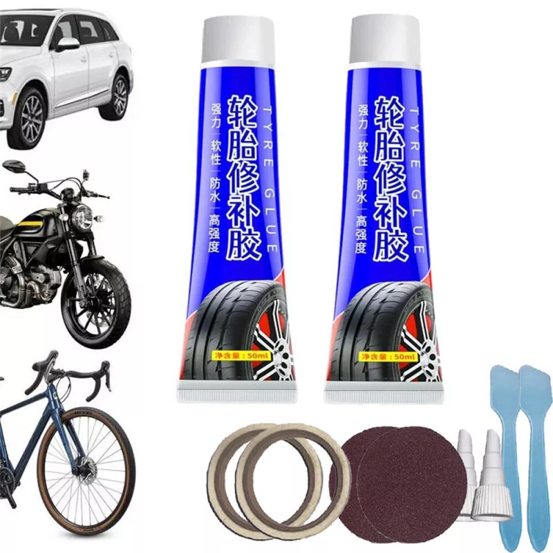 Unbranded Tire Patch Plug Sidewall Repair Glue For Side Bonding