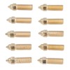 10Pcs 3D Printer Nozzle Kit High Flow Smoother Operation Bass