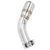 Motorcycle Exhaust Middle Pipe Rustproof Heat Resistant Low Noise Replacement
