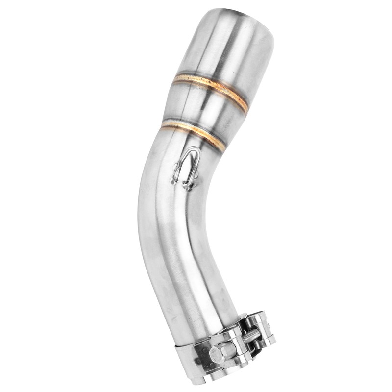 Motorcycle Exhaust Middle Pipe Rustproof Heat Resistant Low Noise Replacement