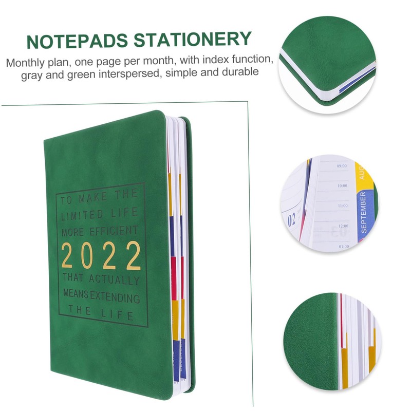 Operitacx Daily Planning Notepad Planner Notebook for Time Management Student