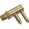 SeaSense Mercury Male Fuel Fitting,Gold,0.25"