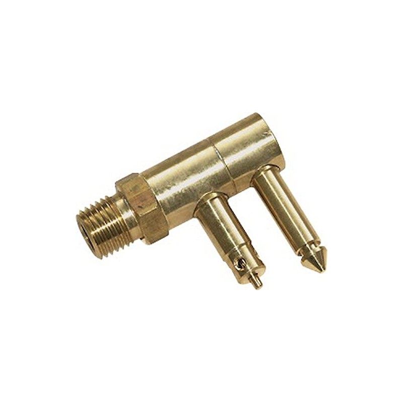 SeaSense Mercury Male Fuel Fitting,Gold,0.25"