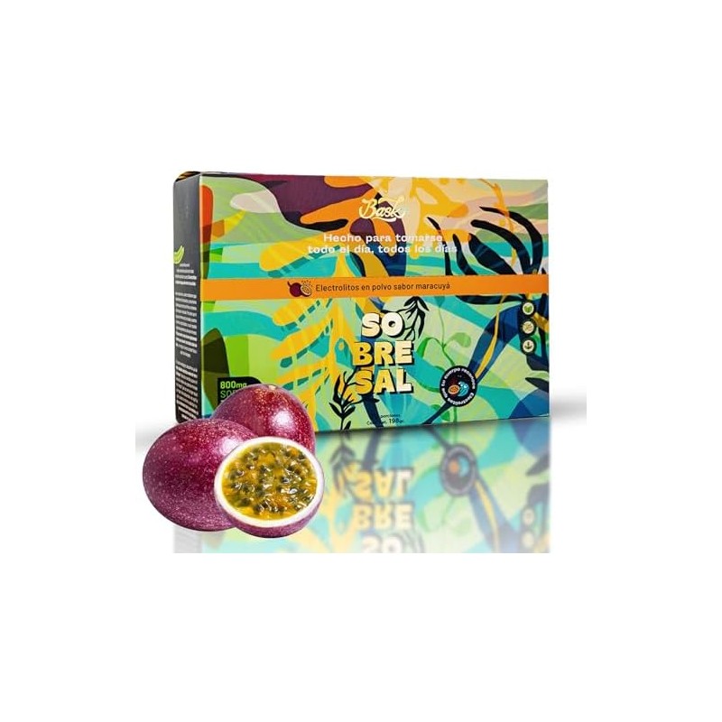 Electrolitos en Polvo con Sabor Bask Caja de 20 Sobres