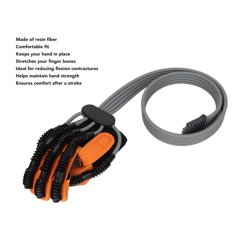 Right Hand Rehabilitation Robot Glove Accelerate Recovery Resin Fiber Finger