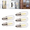 5Pcs Refrigerator Lamp Bulb Low Heat Low Power Consumption E12
