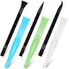 Non-Scratch Plastic Scraper Tool Carbon Fiber Plastic Cleaning Scraper Tool Pen-shaped Scraper Tool Stiff Scraper Cleaning Tool for Kitchen Sticker Scratch Cleaning (6, Mixed Color)