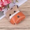 OSALADI 2pcs Simple Imitation Leather Earphone Case Cover for Portable
