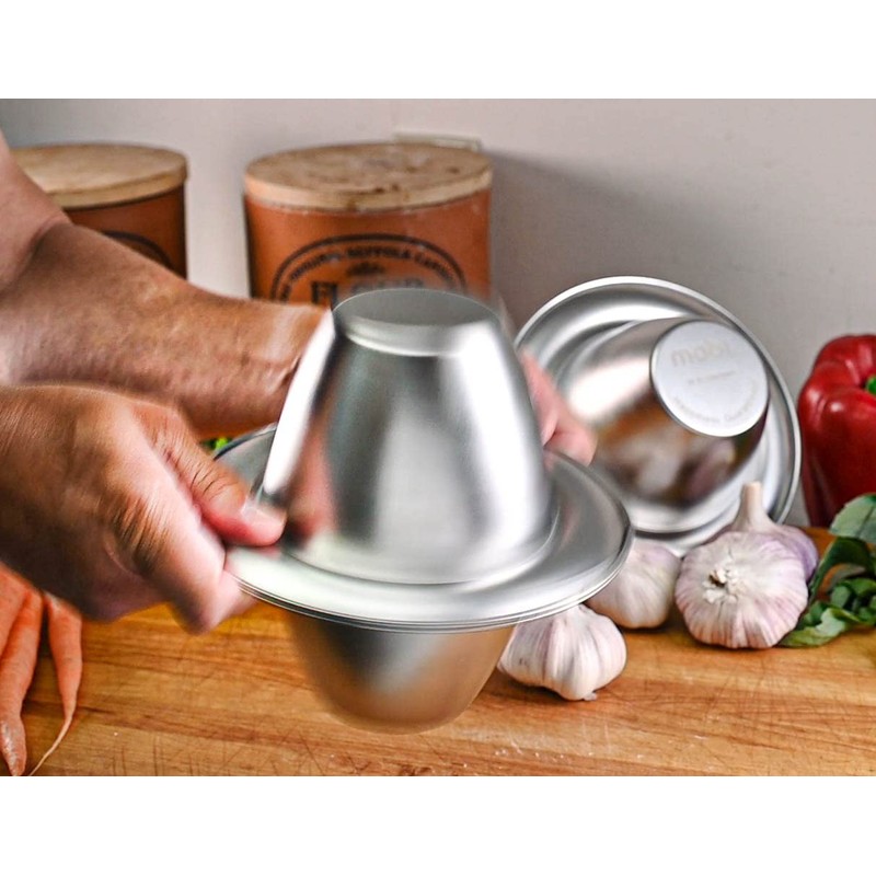 Mobi 18/10 Stainless Steel Shake 'n Peel Garlic Skin Remover
