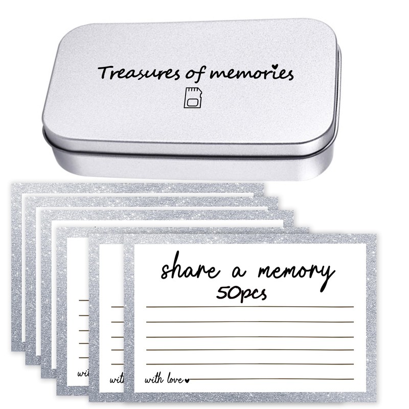 MKISHINE 50 Pcs Share A Memory Cards, Funeral, Graduation, Wedding,