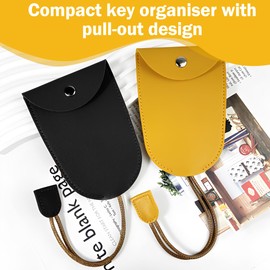 2pcs Large Capacity Key Bags, Creative Car Key Bag with Stylish Pull Out Bag Design, Keychain Pendant and Drawstring Storage, Portable Organizer for Home, Travel and Everyday Use