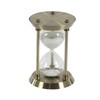 Deco 79 Metal Timer Hourglass Sand , 6" x 6"
