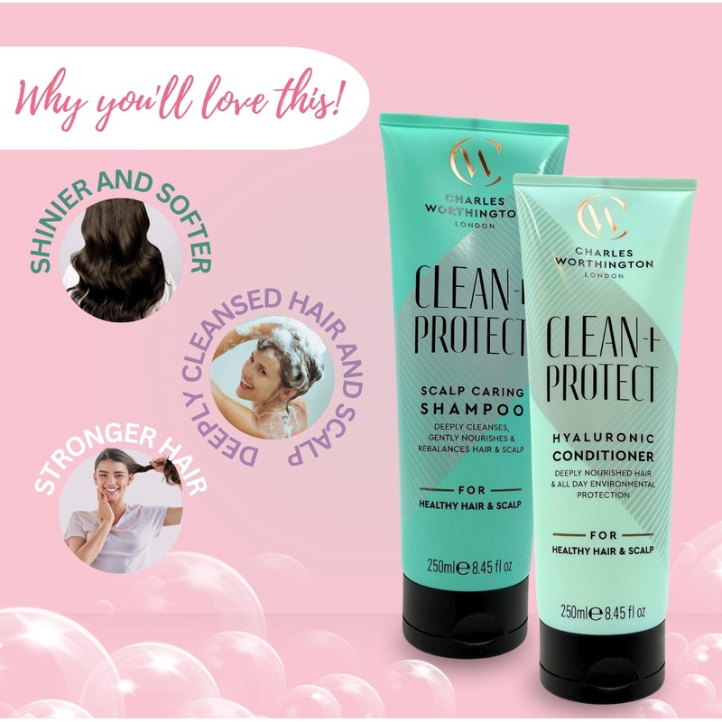 Hair Wellness, Revitalise with Clean Shampoo, Protect Scalp Shampoo and