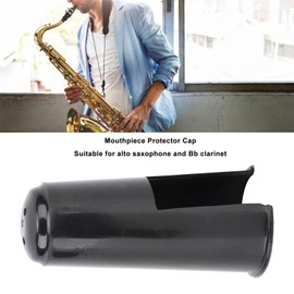 Jectse Alto Saxophone Clarinet Mouthpiece Cap, Black, Plastic, E♭, For Most Alto Saxophones And Bb Clarinets