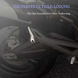 Front and Rear Driver/Driver Passenger Foot Pegs Support Pegs for Ducati SuperSport, Scrambler, Multistrada 1100, Monster 797, 796, 795, 696, 659, 1100 S