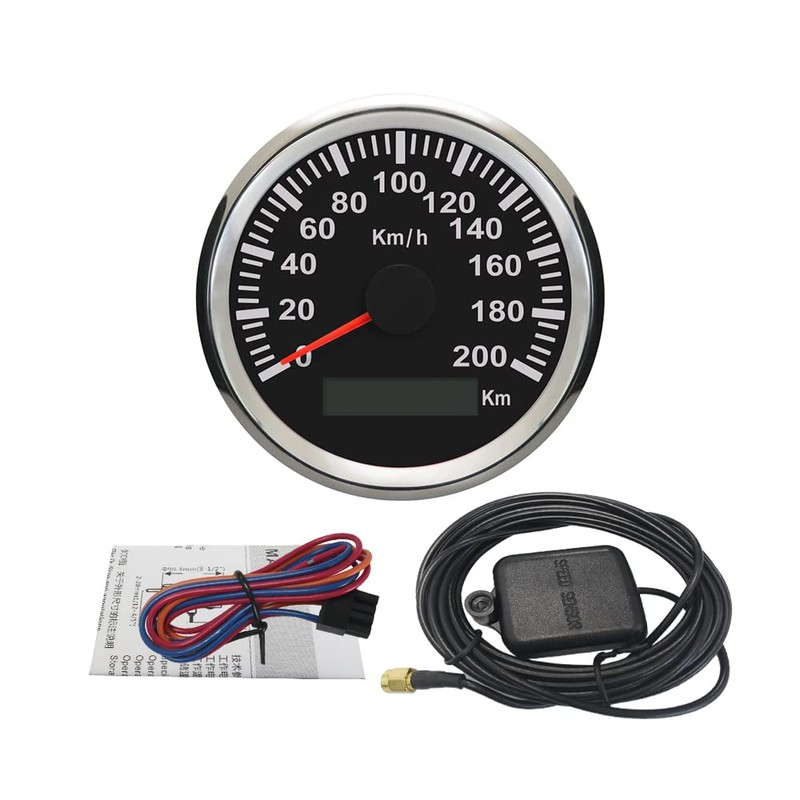 ELING Waterproof GPS Speedometer Odometer 200KM/H for Car Motorbike Buggy