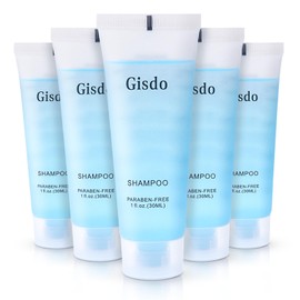 Gisdo 50 Pack Travel Size Shampoo Bulk, 30mL, 1 oz Hotel Shampoo Supplies for Guests, AirBnB Essentials, Travel Size Toiletries Bulk