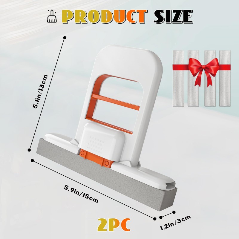 Yxelydriail Mini Foldable Desktop Mop, Mini Mop for Small Spaces,