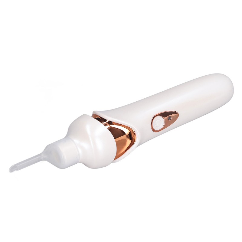 Electric Ear Vacuum Cleaner with LED Light Soft Tip USB