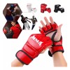 Guantes De Boxeo Con Entrenamiento De Medio Dedo Kickboxing