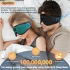 LC-dolida Bluetooth Sleep Mask with Headphones, Upgraded 3D Bluetooth Sleep