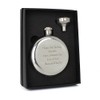 5oz Round Hip Flask Best Man Usher Wedding Birthday Engraved
