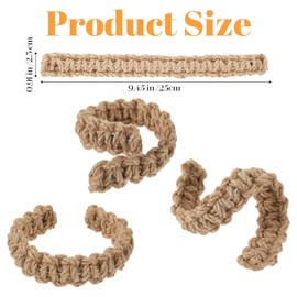 Sorcristy Braided Curtain Holdbacks Boho Macrame Handmade Curtain Tiebacks