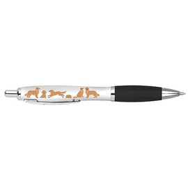 DV DESIGN 1 x Golden Retriever Black Pen - Dogs Animals Pets Joke Stationary School Equipment Teacher Friend Girls Boys Christmas Birthday #80657