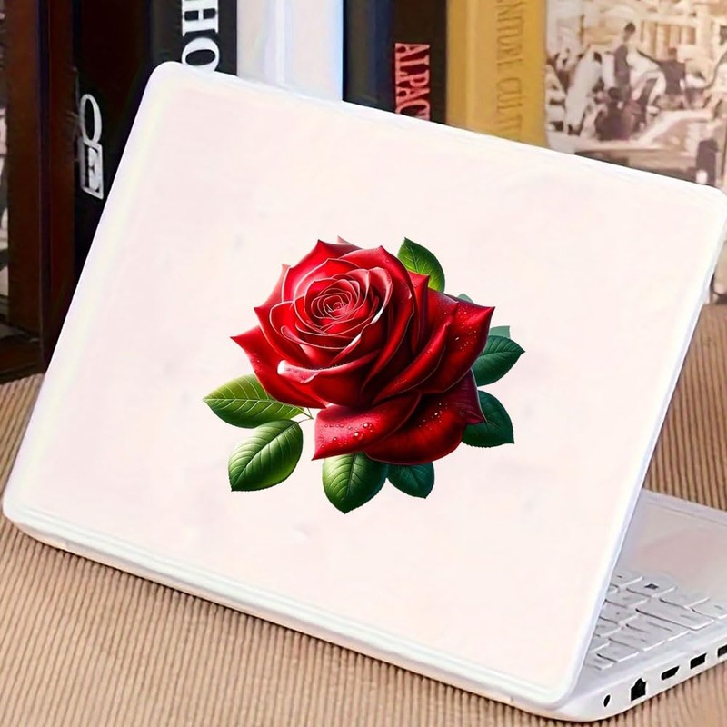 Rose 2-Pack Car Stickers – Waterproof Self-Adhesive Stickers for Cars,