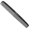 Hercules Saw Man Hair Cutting Comb C4 anthrazit 7 Carbon Comb, Pack