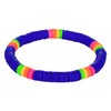KELITCH Bunte Heishi Stretch-Armband Handgemachte Strang Freundschaft Armbänder Reise Outfit