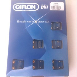 1 DOZ CAFLON MINI CLAW SET CRYSTAL EAR PIERCING STUD