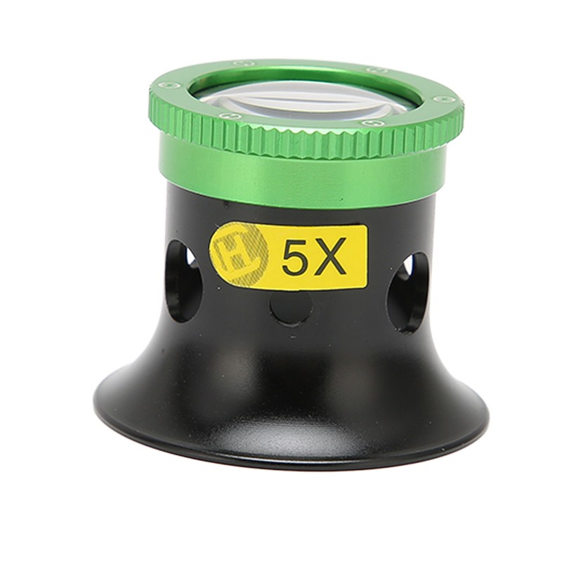 Eye Loupe 5X Magnification Aluminium Alloy Sapphire Glass Wear Resistant
