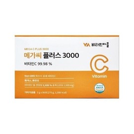 Vitamin Village 비타민마을 메가씨 플러스 3000 3g 90포/mjc Vitamin Village Mega C Plus 3000 3g 90 packets/mjc