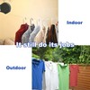 Loriketty Retractable Wall Mount Clothesline - 15 Meters Outdoor Indoor