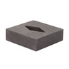 Graphite Crucible Rhombus Shape Metal Refining Scrap Melting Ingot 50